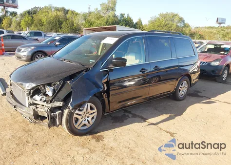 2007 Honda Odyssey Ex-L from USA, damaged, VIN 5FNRL38747B123409